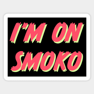 smoko front and back! Sticker